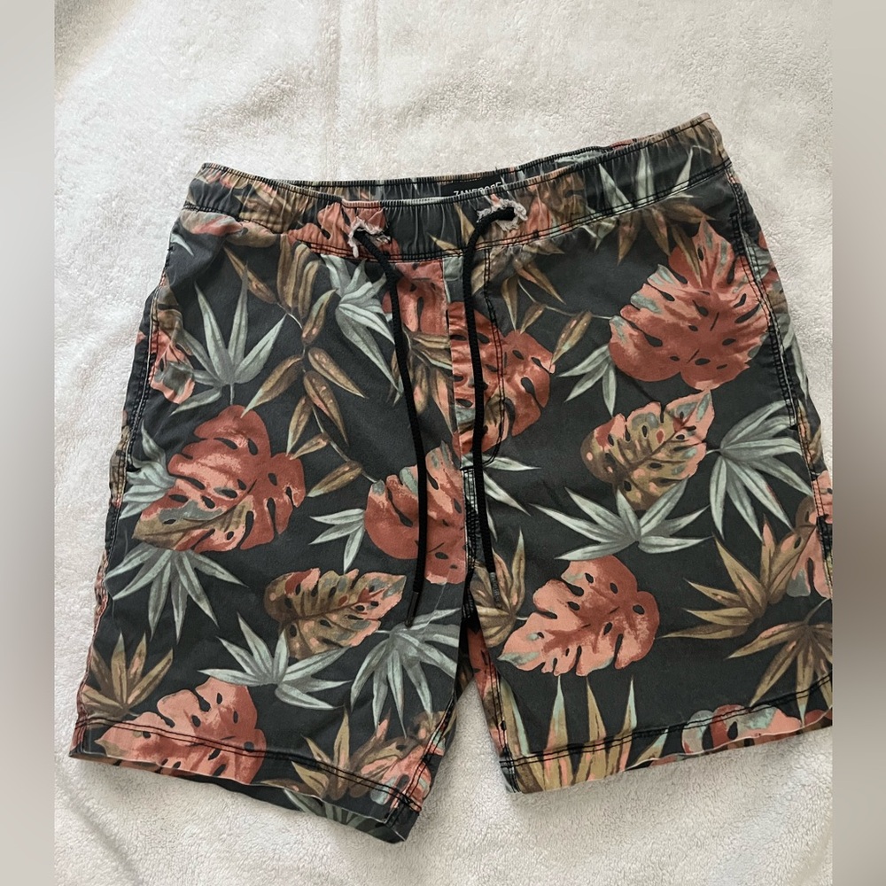 Zanerobe Multicolor Leaf Pattern Shorts